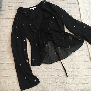 Flowy Sheer Summer Top 🖤